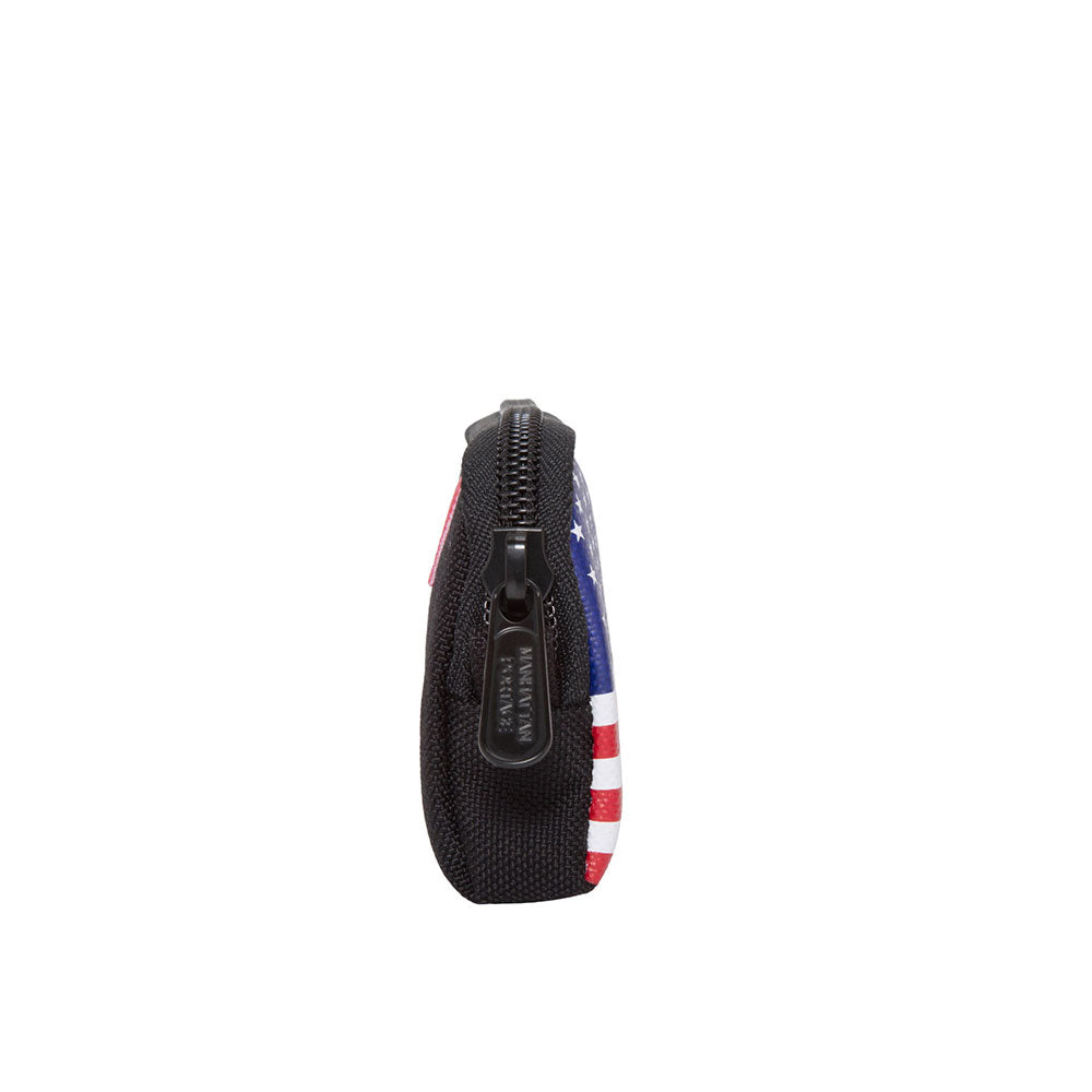 Manhattan Portage Stars and Stripes Coin Purse black side