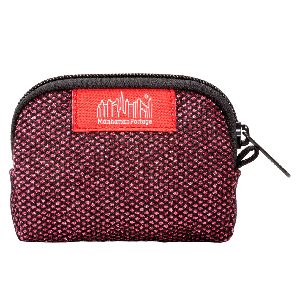 Manhattan Portage Midnight coin purse burgundy front