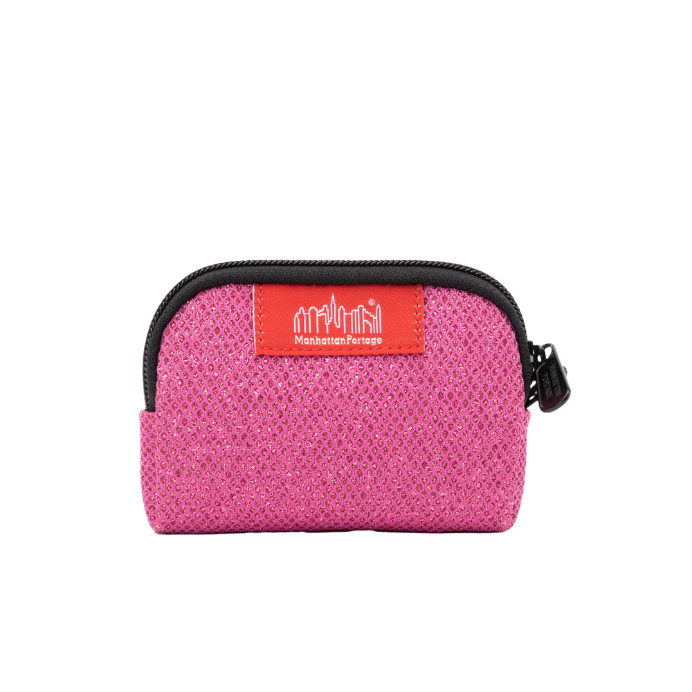 Manhattan Portage Midnight coin purse pink front