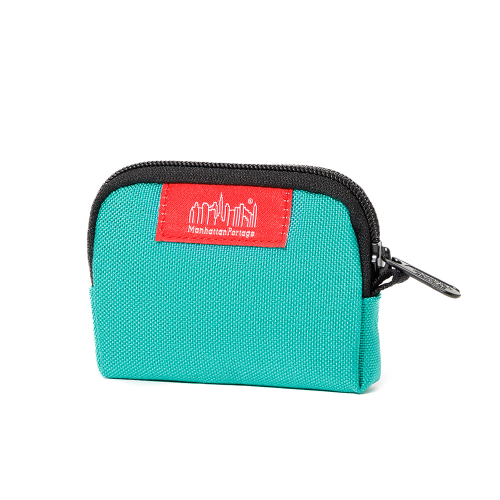 Manhattan Portage Coin Purse Aqua Angle