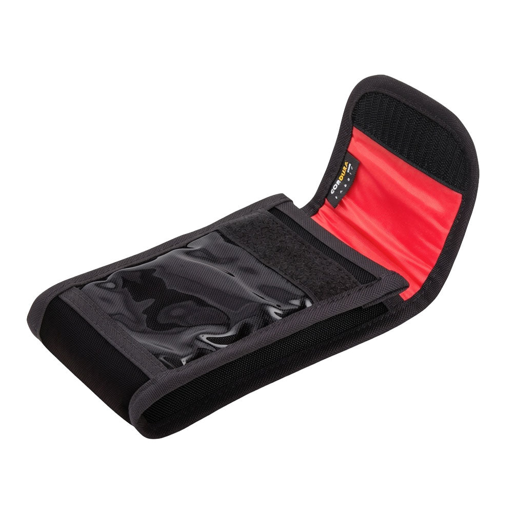 Manhattan Portage Smartphone Case (L) W/Clear Pocket black inside