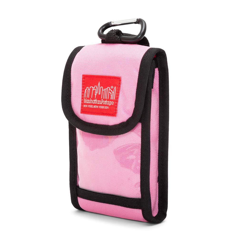 Manhattan Portage Smartphone Case (L) W/Clear Pocket Pink