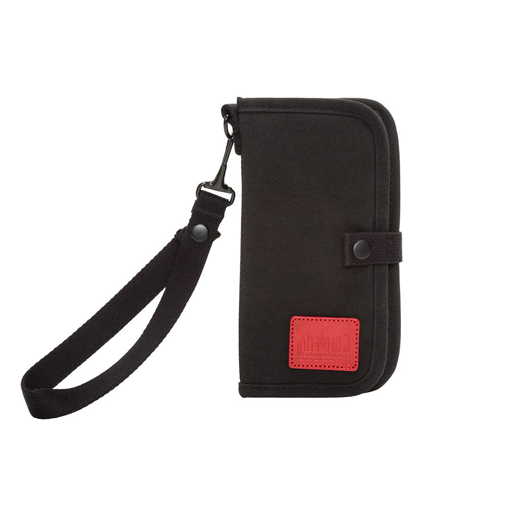 Manhattan Portage Waxed Nylon Continental Wallet Black