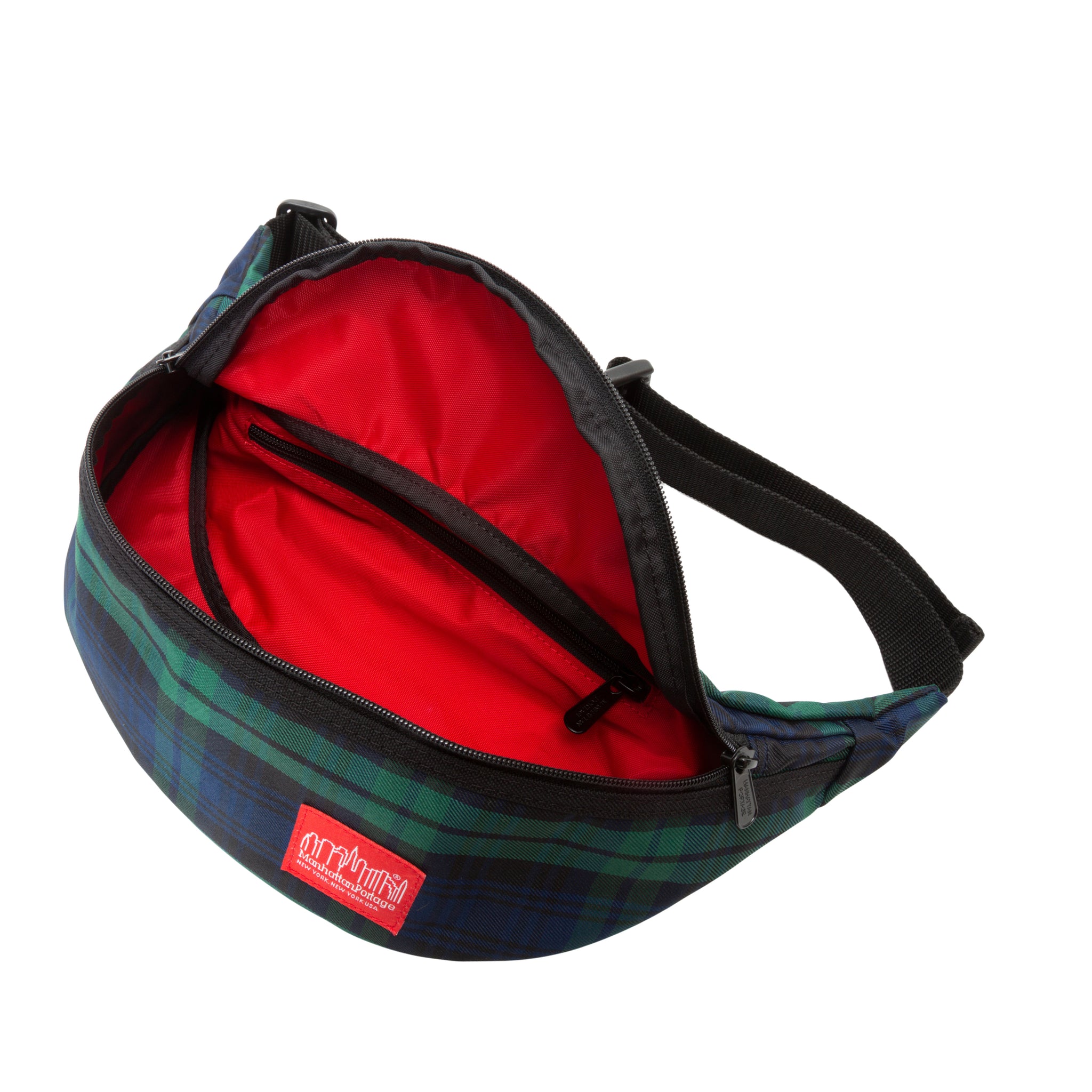 Manhattan Portage Plaid Brooklyn Bridge Waist Bag
