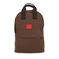 Manhattan Portage Waxed Nylon Governors Backpack Dark Brown