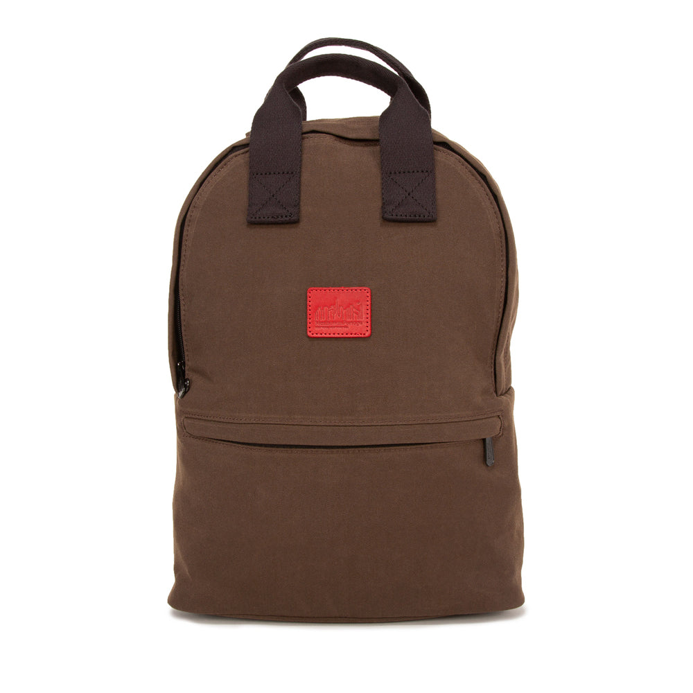 Manhattan Portage Waxed Nylon Governors Backpack Dark Brown
