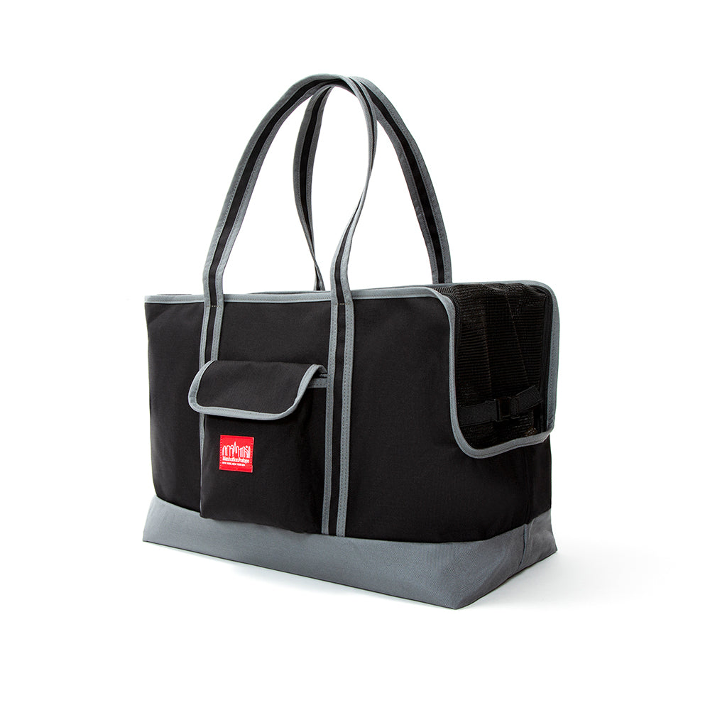 Manhattan Portage Pet Carrier Tote Bag (LG) BLK GRY