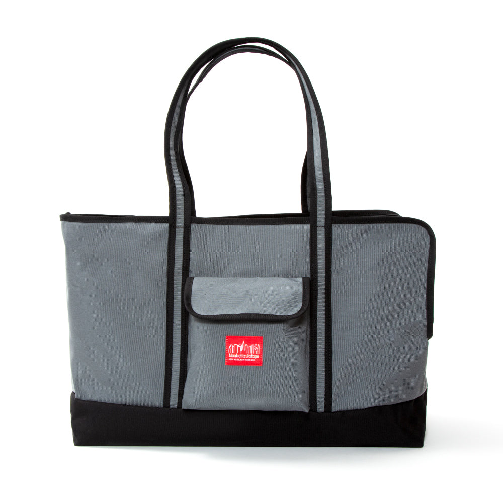 Manhattan Portage Pet Carrier Tote Bag (LG) GRY BLK