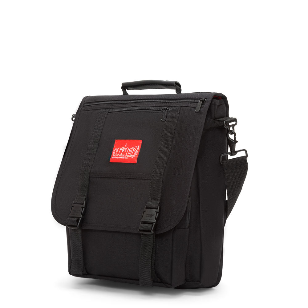 Manhattan Portage Commuter Laptop Bag (17 in.) With Back Zipper Black
