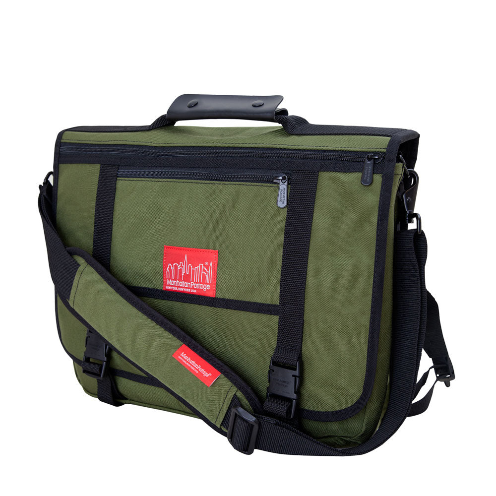 Manhattan Portage The Wallstreeter With Back Zipper Olive