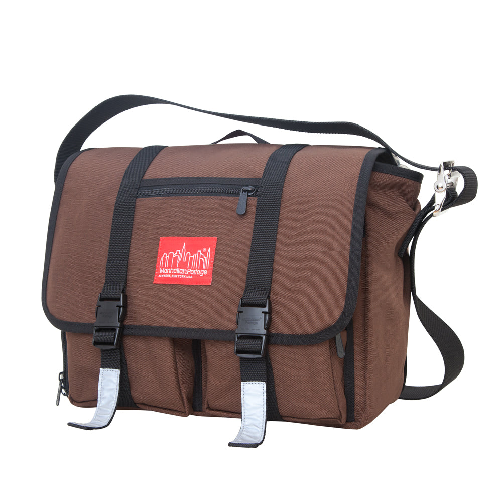 Manhattan Portage Trotter Messenger Bag Jr. (MD) Dark Brown
