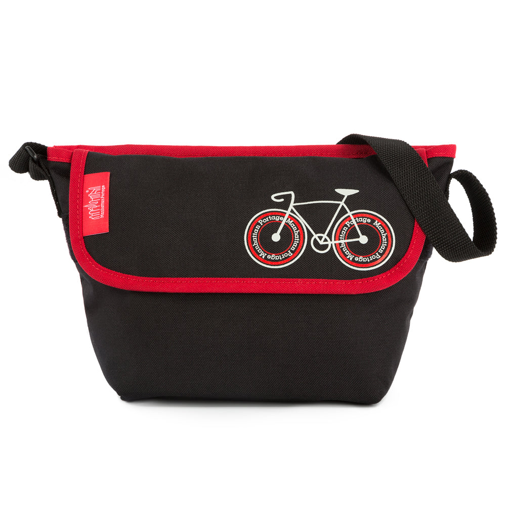Manhattan Portage City Bike Mini NY Messenger BLK RED