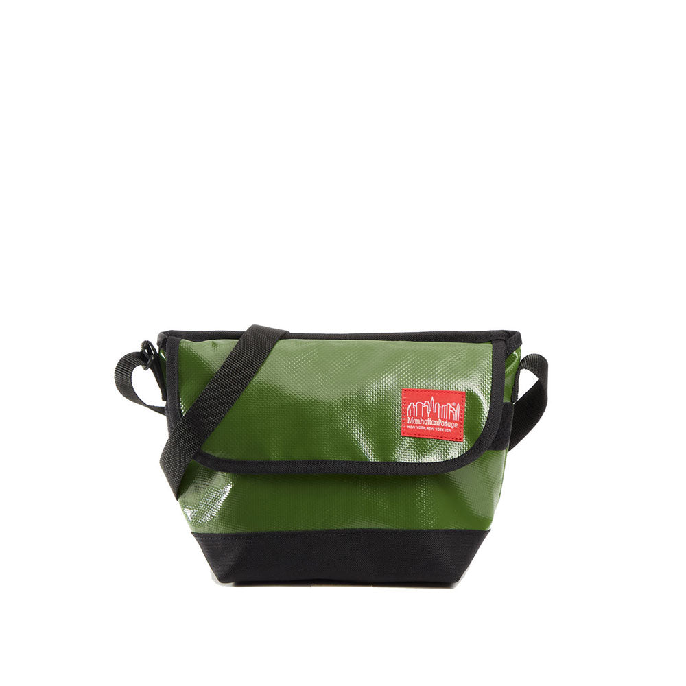 Manhattan Portage Vinyl Messenger Bag (XXS) Ver 2 Olive