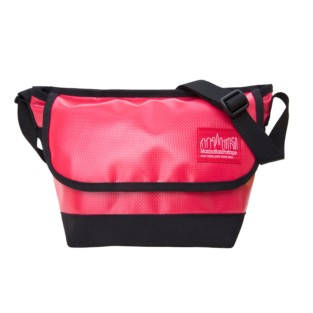 Manhattan Portage Vinyl Messenger Bag (XXS) Ver 2 Red