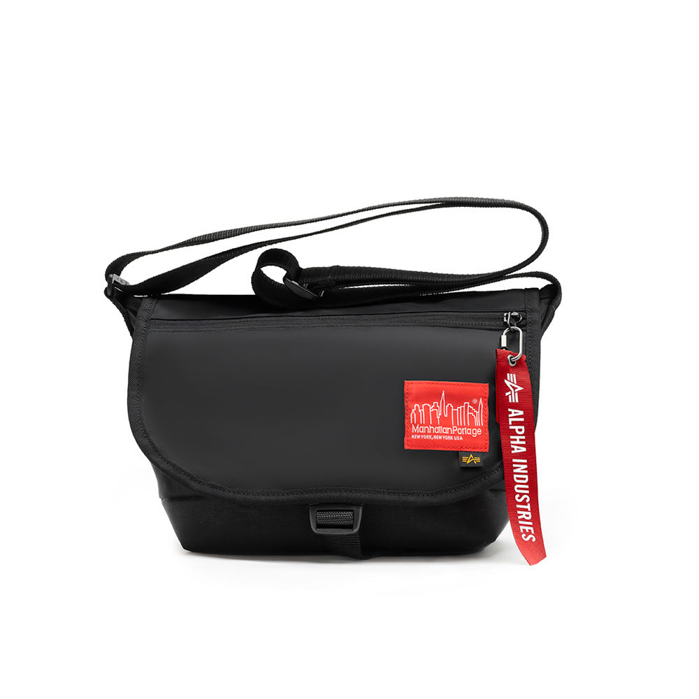Manhattan Portage Nylon Messenger Bag JR (SM) ALPHA INDUSTRIES Black