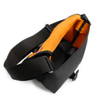 Manhattan Portage Nylon Messenger Bag JR (SM) ALPHA INDUSTRIES black inside with orange lining
