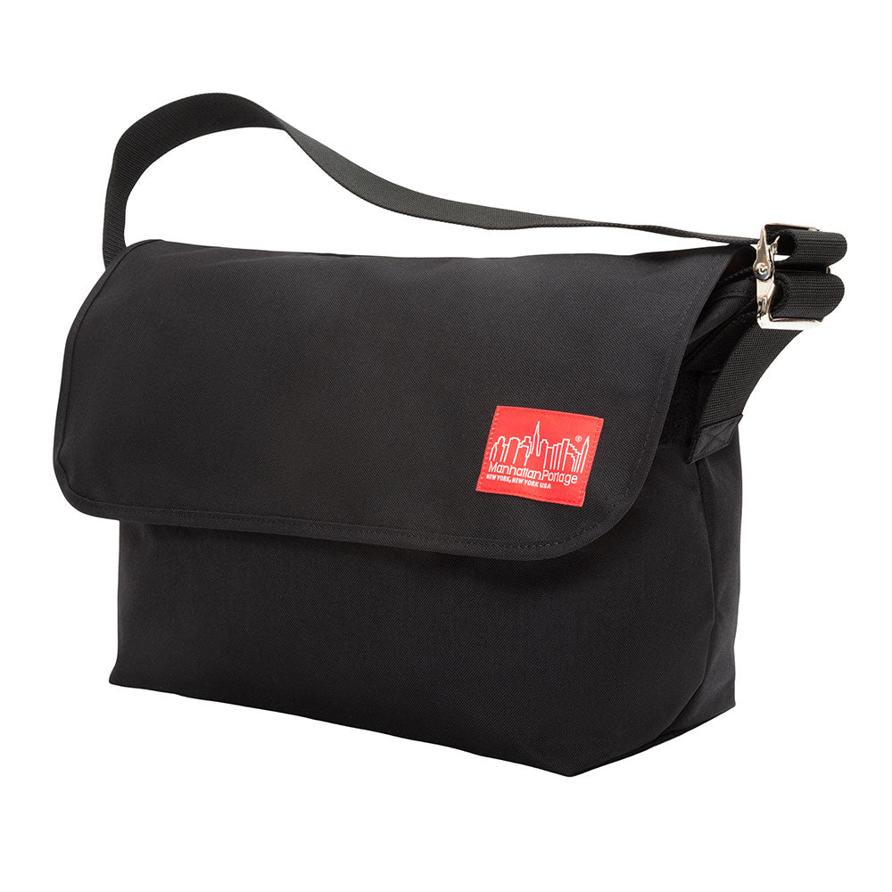 Manhattan Portage Vintage Messenger Bag (LG) Black
