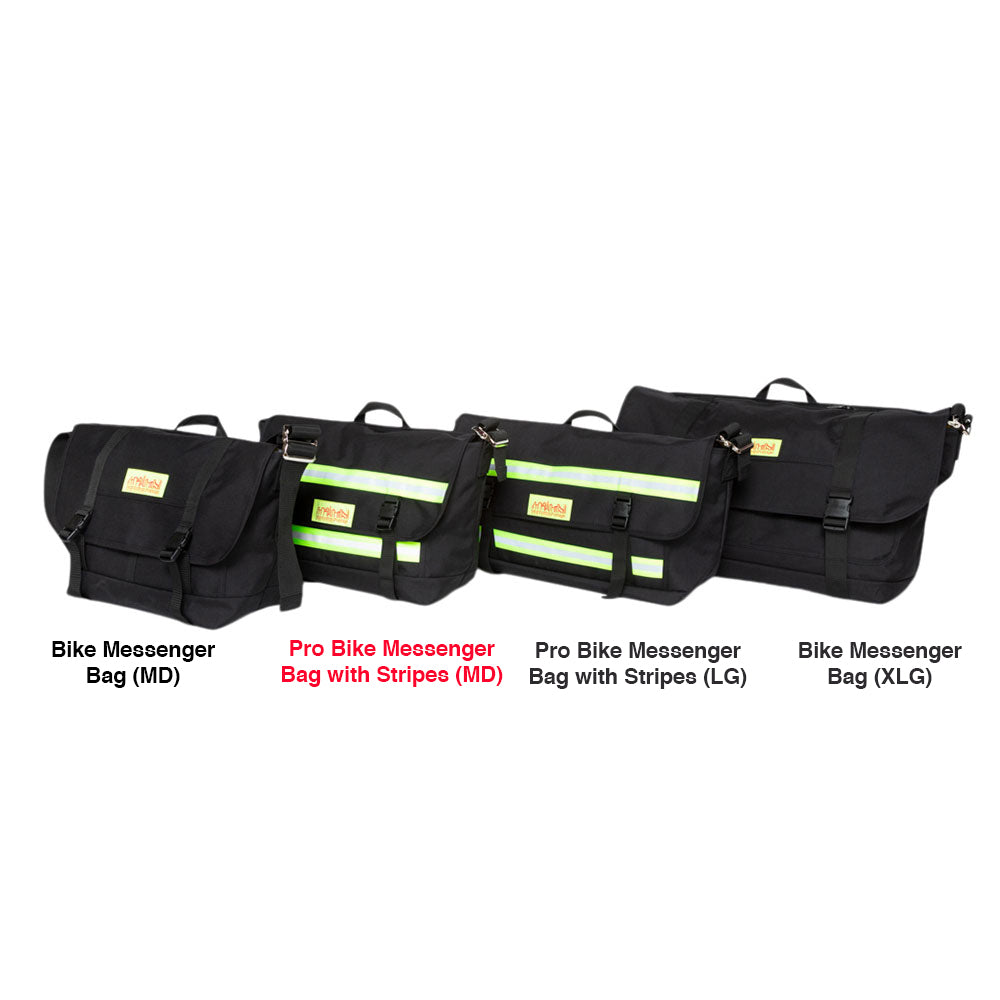 Manhattan Portage Pro Bike Messenger Bag with Stripes (MD)