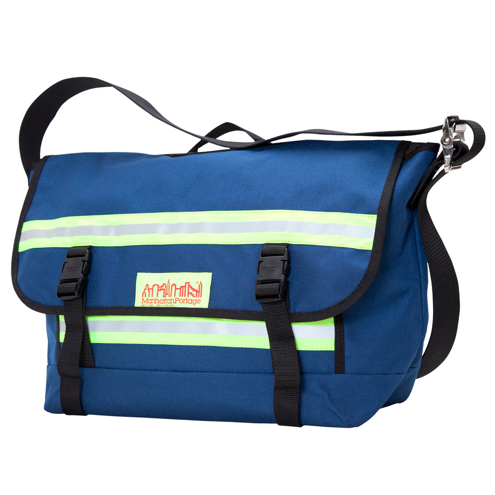 RON'S BIKES メッセンジャーバッグ ネイビー Pro Bike Messenger Bag with Stripes (MD) – Manhattan Portage