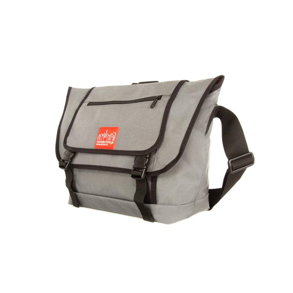 Manhattan Portage Willoughby Messenger Bag W/Handle Grey
