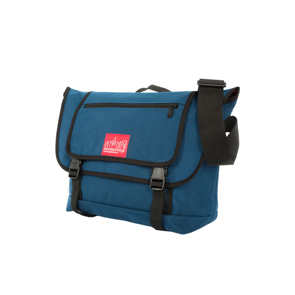 Manhattan Portage Willoughby Messenger Bag W/Handle Navy