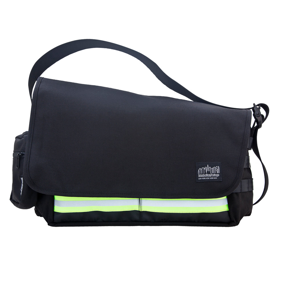 Manhattan Portage Trinity Messenger Bag (MD) Black