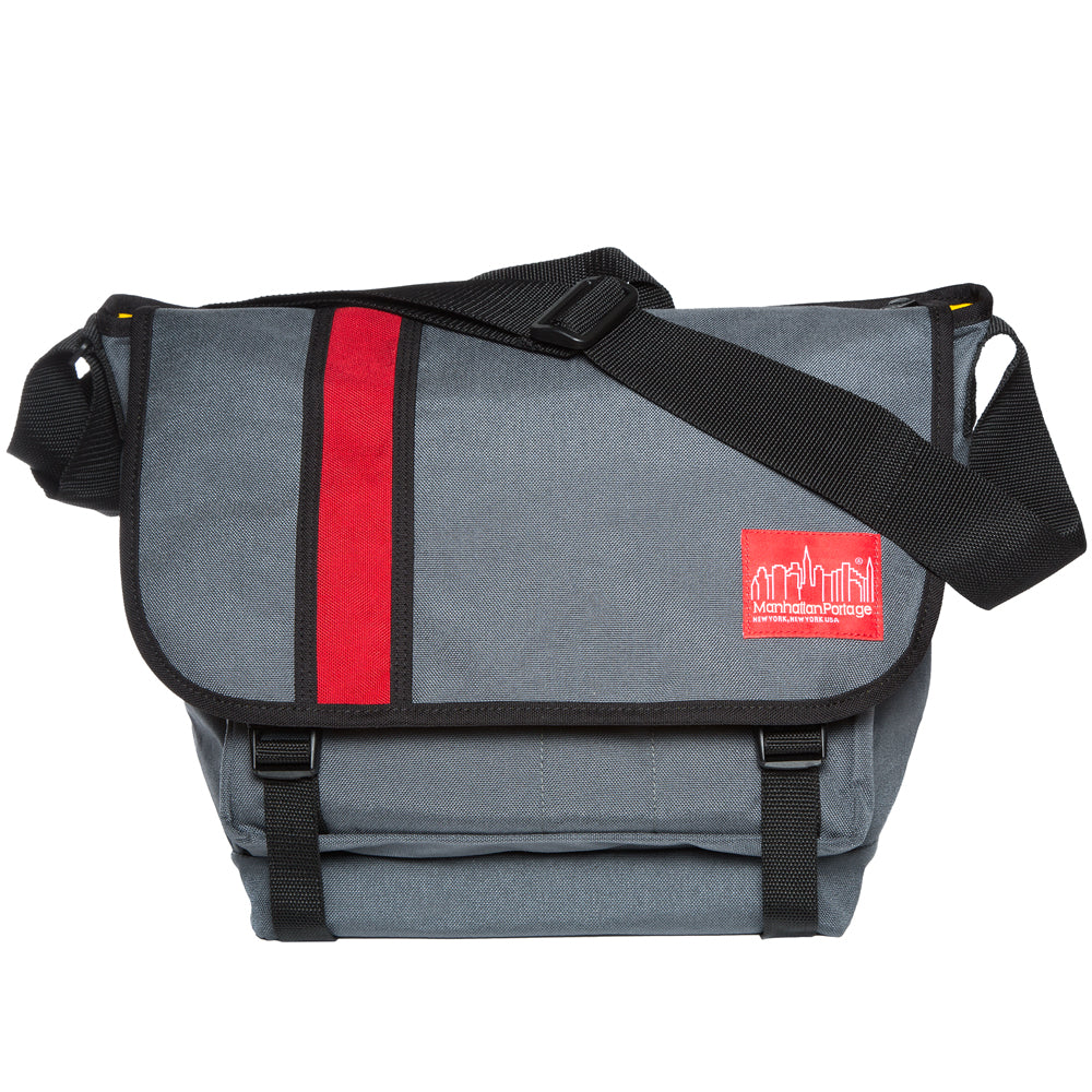 Manhattan Portage Dana's Messenger Bag Grey Red