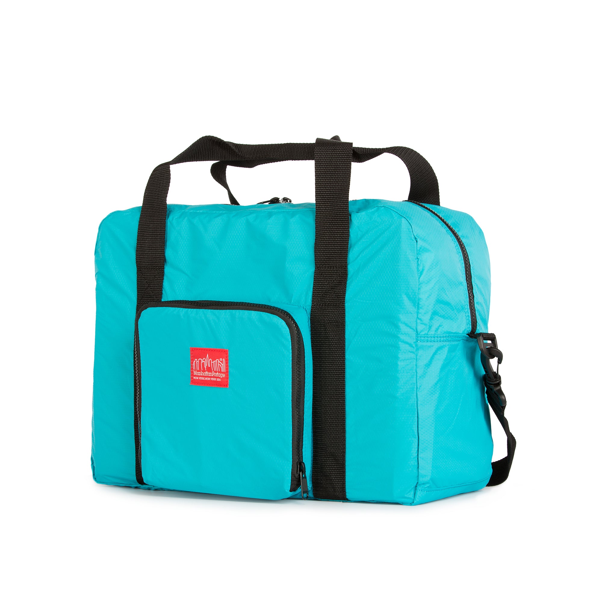 Manhattan Portage Packable Three Decker Duffel Turquoise Blue