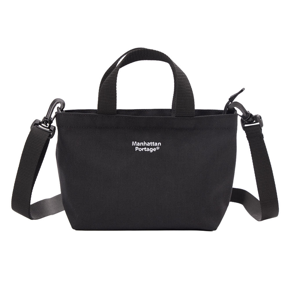 Manhattan Portage Micro Portage Tote Black Front with Strap