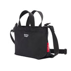 Manhattan Portage Micro Portage Tote Black angle with strap