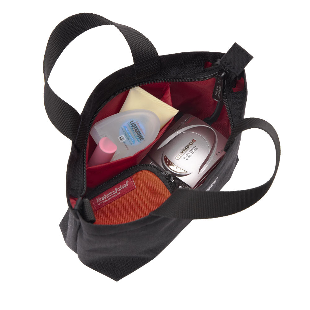 Manhattan Portage Micro Portage Tote Black Inside full