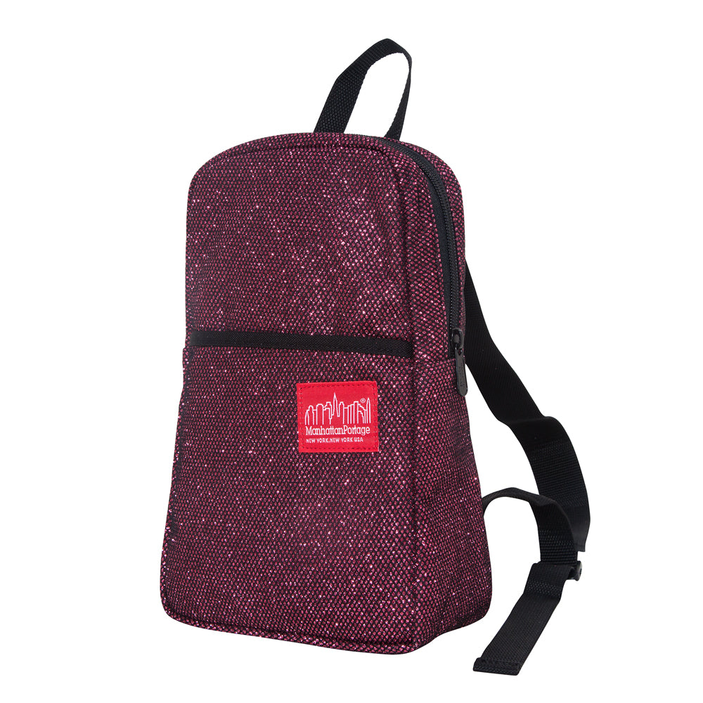 Manhattan Portage Midnight Ellis Backpack Burgundy Angle