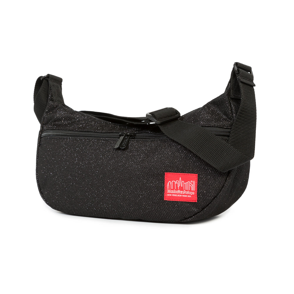 Manhattan Portage Midnight Crescent Street Shoulder Bag MDN-BLK