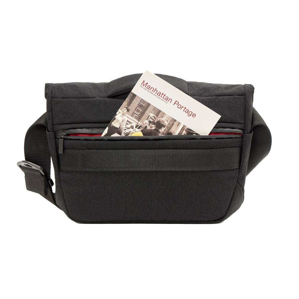 Manhattan Portage Redux Messenger Bag JR Ver 2 Back with book