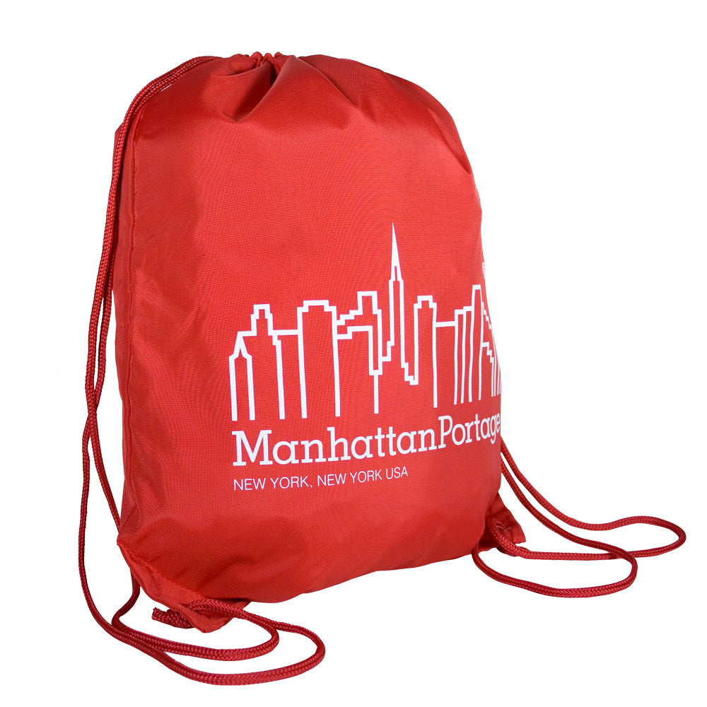 Manhattan Portage Drawstring Backpack Red