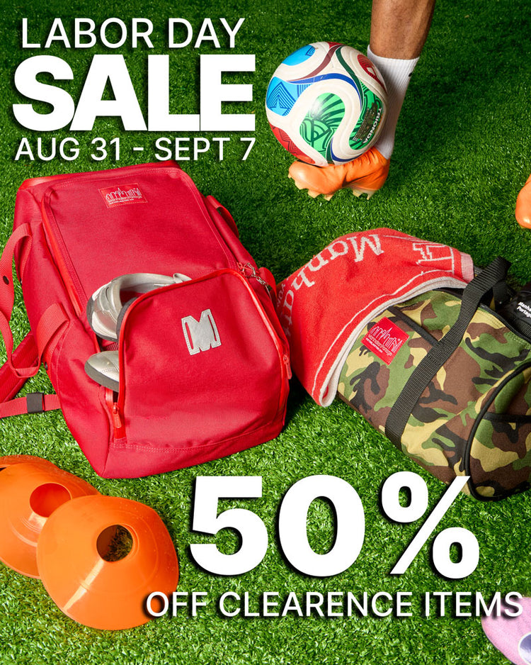 'Labor Day Sale' and '50% Off Clearance Items'