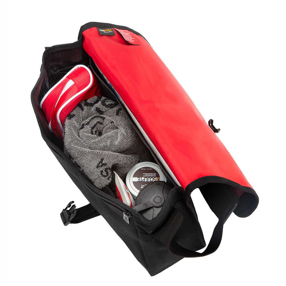 Manhattan Portage DJ Bag (SM) Black inside with props