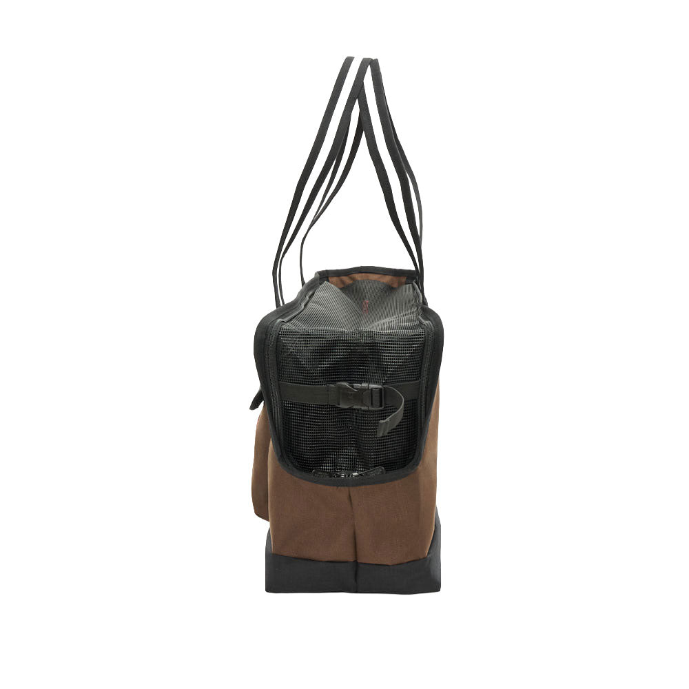 Manhattan Portage Pet Carrier Tote Bag Ver. 4 DBR/BLK Side