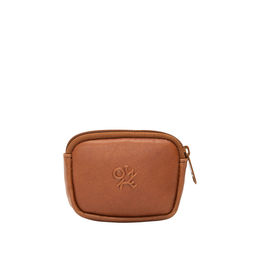 Manhattan Portage Leather Coin Purse (SM) Brown
