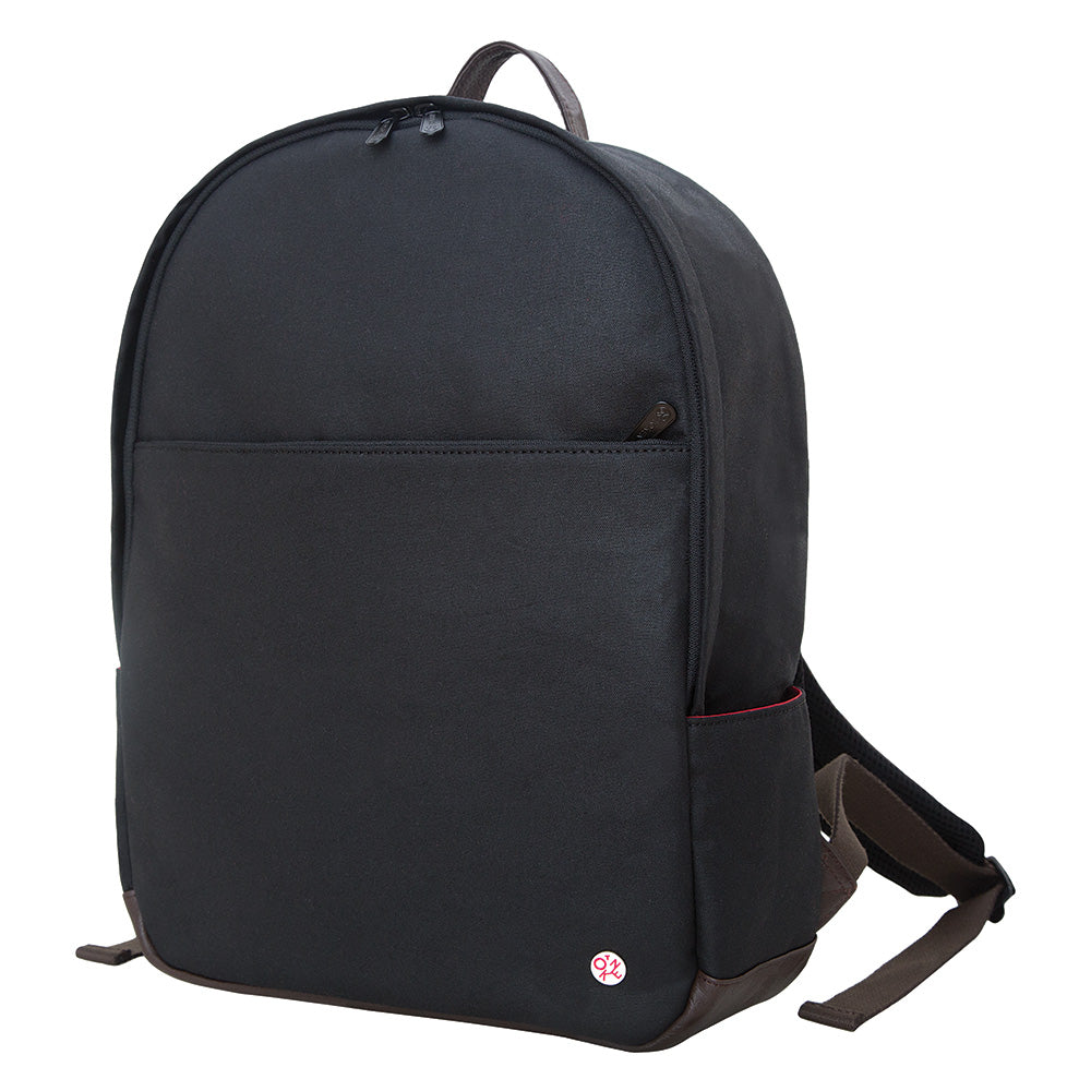 Manhattan Portage University Waxed Backpack Black
