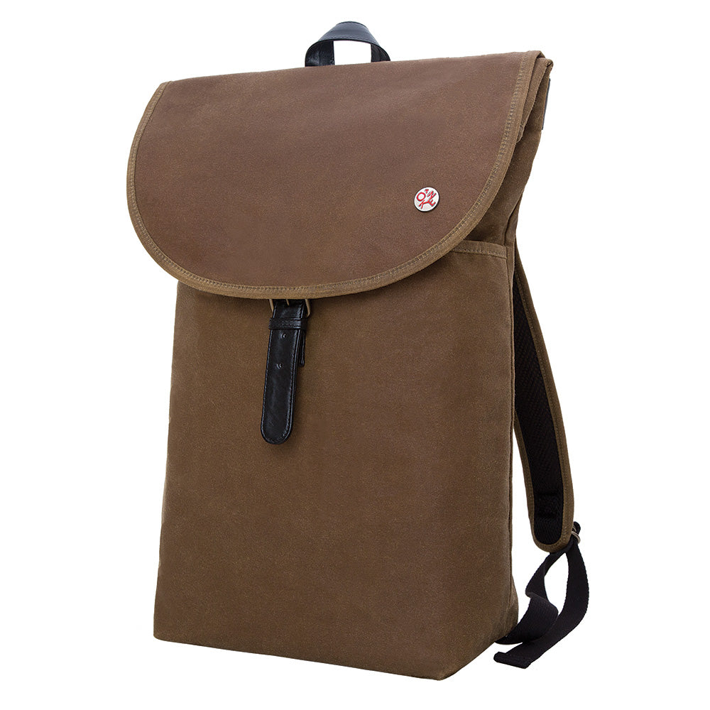Manhattan Portage Bergen Waxed Backpack (L) Field Tan