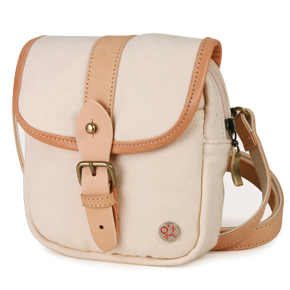 Manhattan Portage Ft. Greene Organic Shoulder Bag (S) Beige