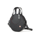 Manhattan Portage Waxed Circle Line Shoulder Bag BLK BLK