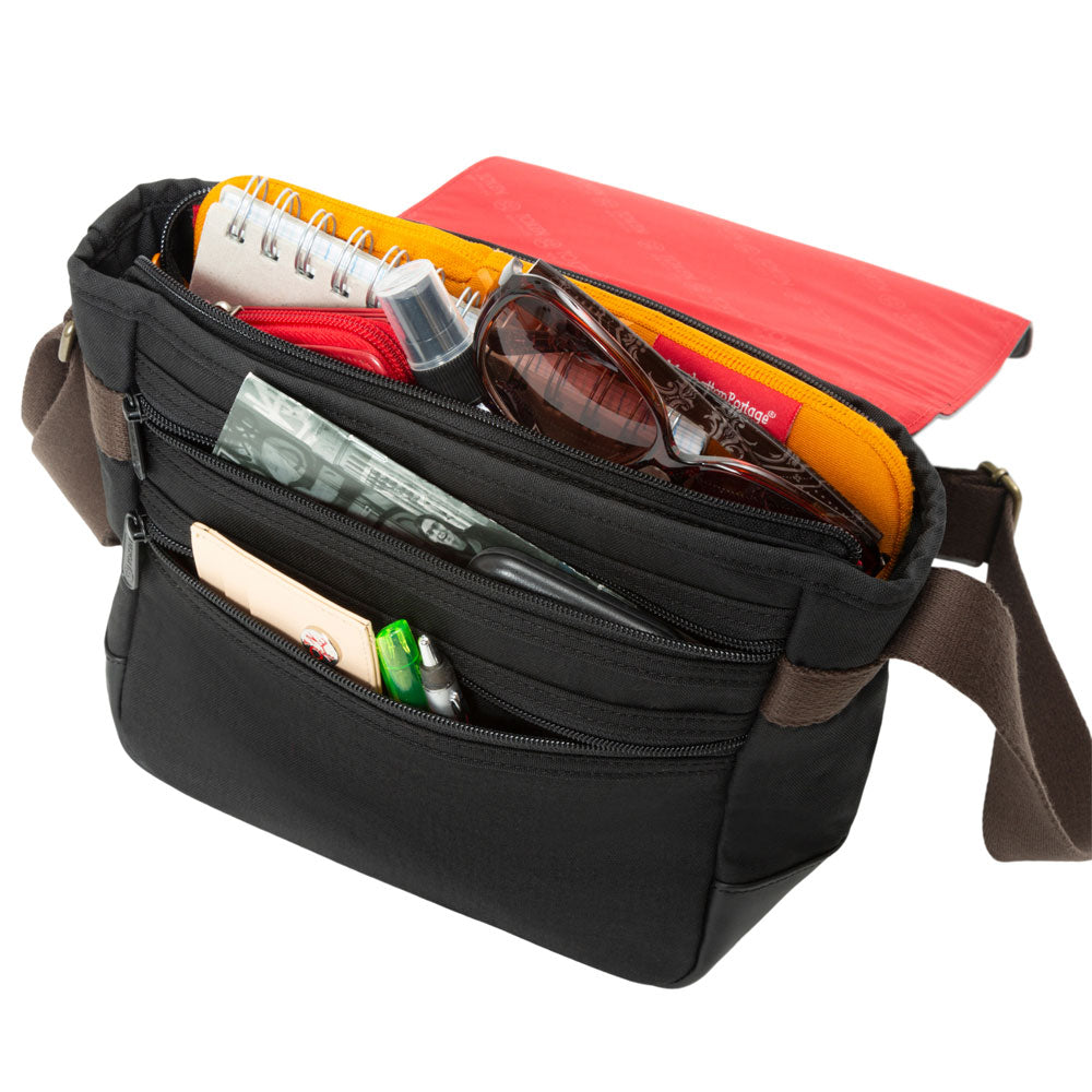 Manhattan Portage Waxed Nylon Rockefeller Shoulder Bag (XS)