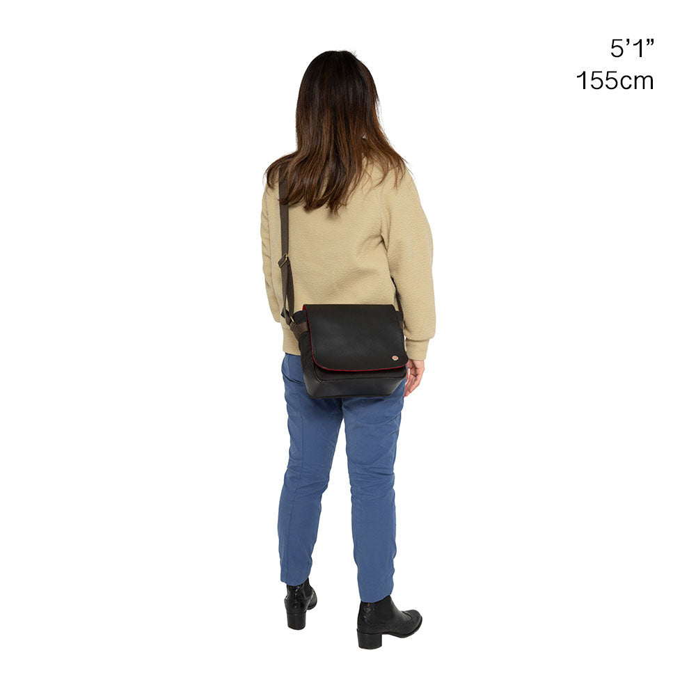 Manhattan Portage Waxed Nylon Rockefeller Shoulder Bag (XS)