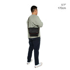 Manhattan Portage Waxed Nylon Rockefeller Shoulder Bag (XS)