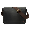 Manhattan Portage Waxed Nylon Sheridan Shoulder Bag (L) W/Back Zipper