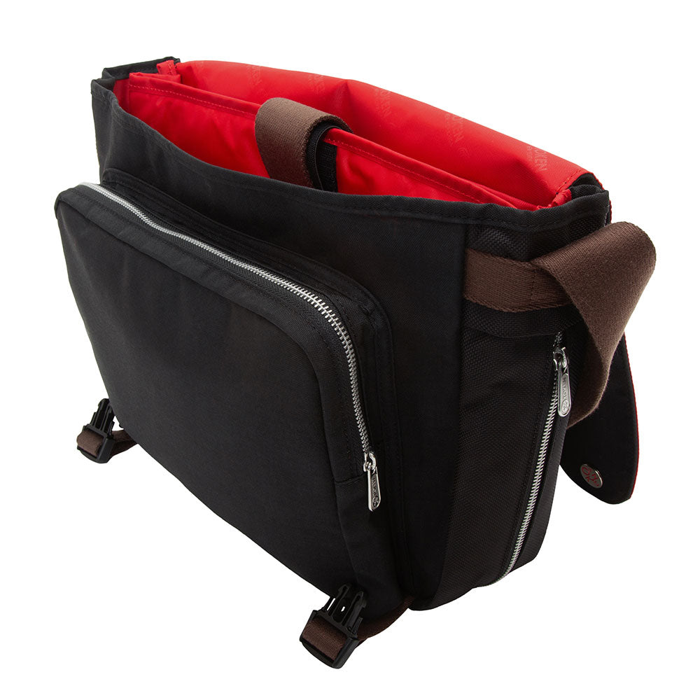 Token Waxed Nylon Whitehall Laptop Bag Black inside