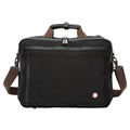 Manhattan Portage Waxed Nylon Saratoga Briefcase Black