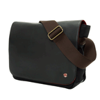 Manhattan Portage Waxed Nylon Sheridan Shoulder Bag (M) W/Back Zipper